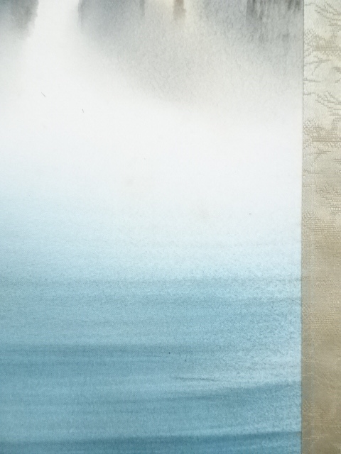 道具 ] - 道具 芳月筆 彩色山水 肉筆絹本掛軸 | ネットショップ圭